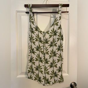 Show Me Your MuMu Palm Tree Romper